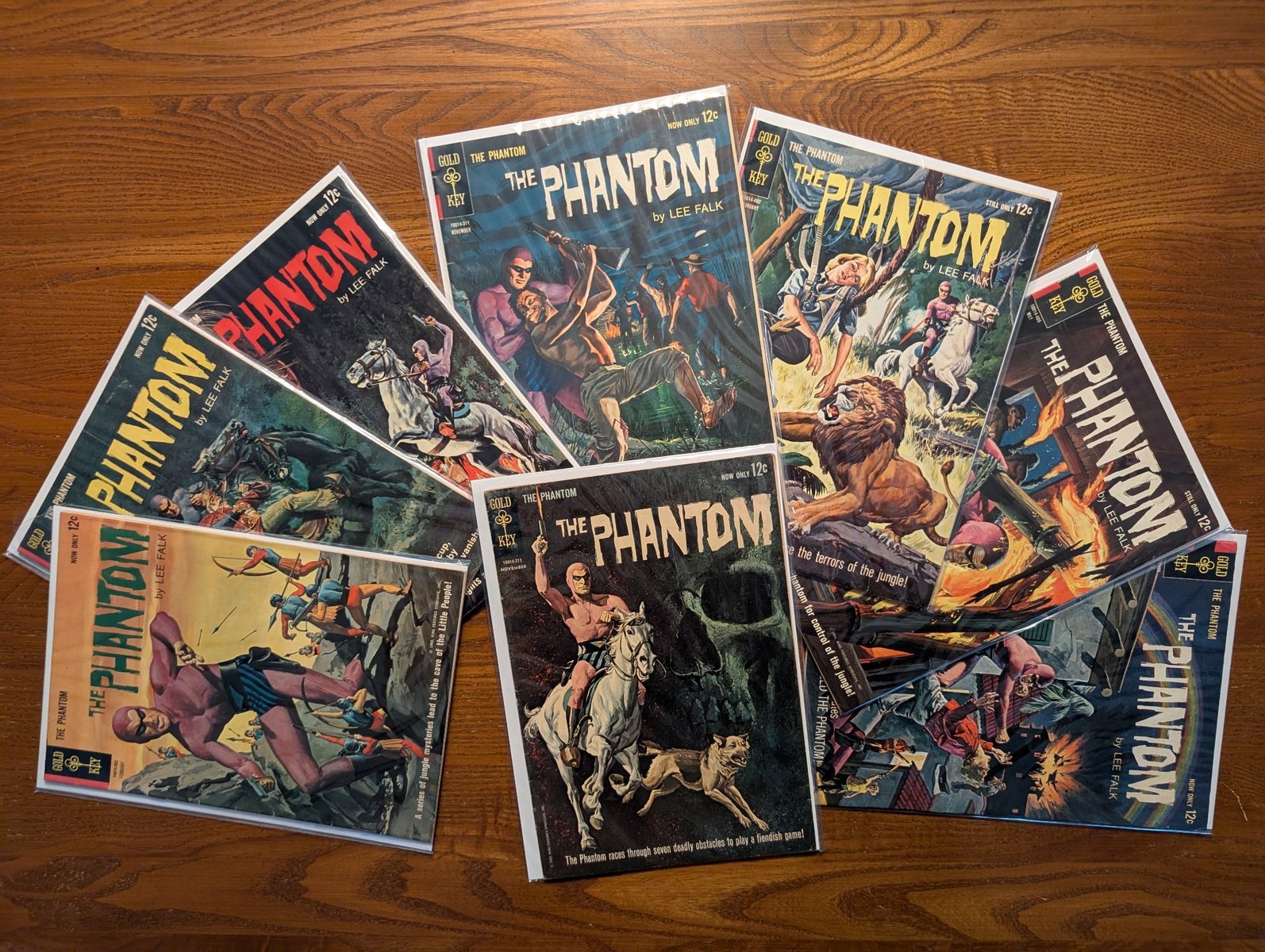 Gold Key Phantom comics, issues 1 through 8, newly added to Showcase 6
